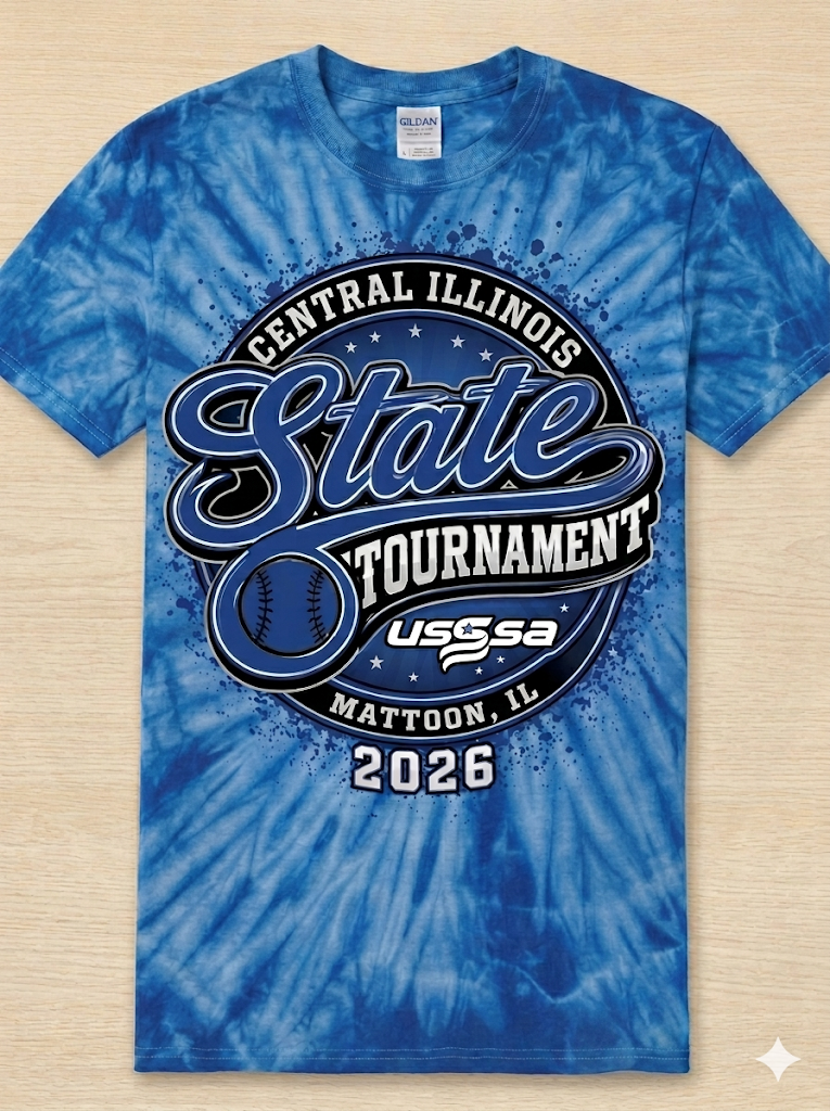 TIE-DYED!!!!! Central IL State Tournament Shirts Order by June 15